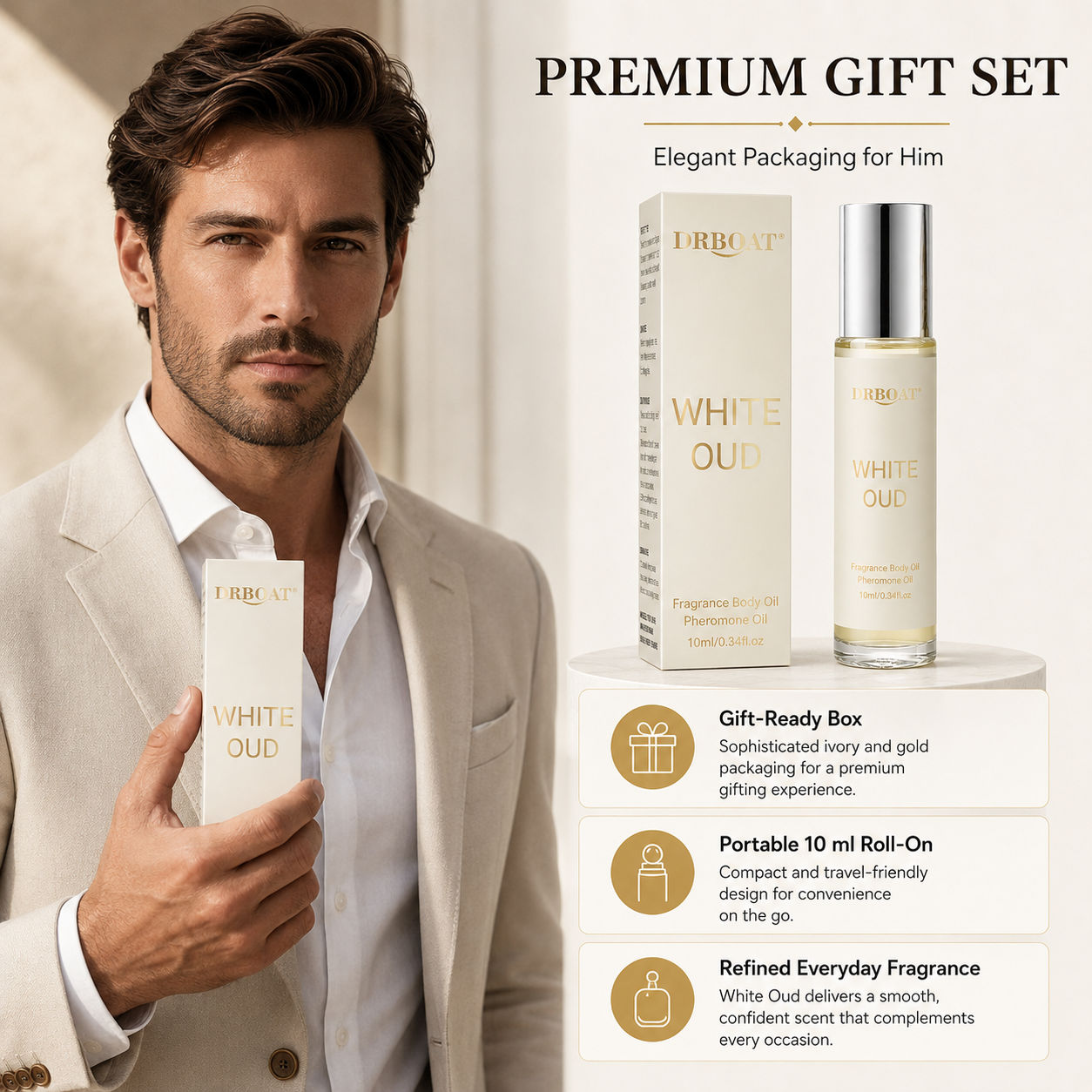 Men Roll-on Perfume Oil,Fresh  - Perfume Scent Fragrance recension och pris