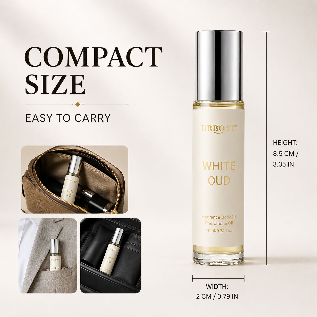 Men Roll-on Perfume Oil,Fresh  - Perfume Scent Fragrance recension och pris