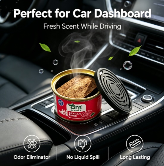 42g Car Air Freshener Solid Pe - Perfume Room Fragrance recension och pris