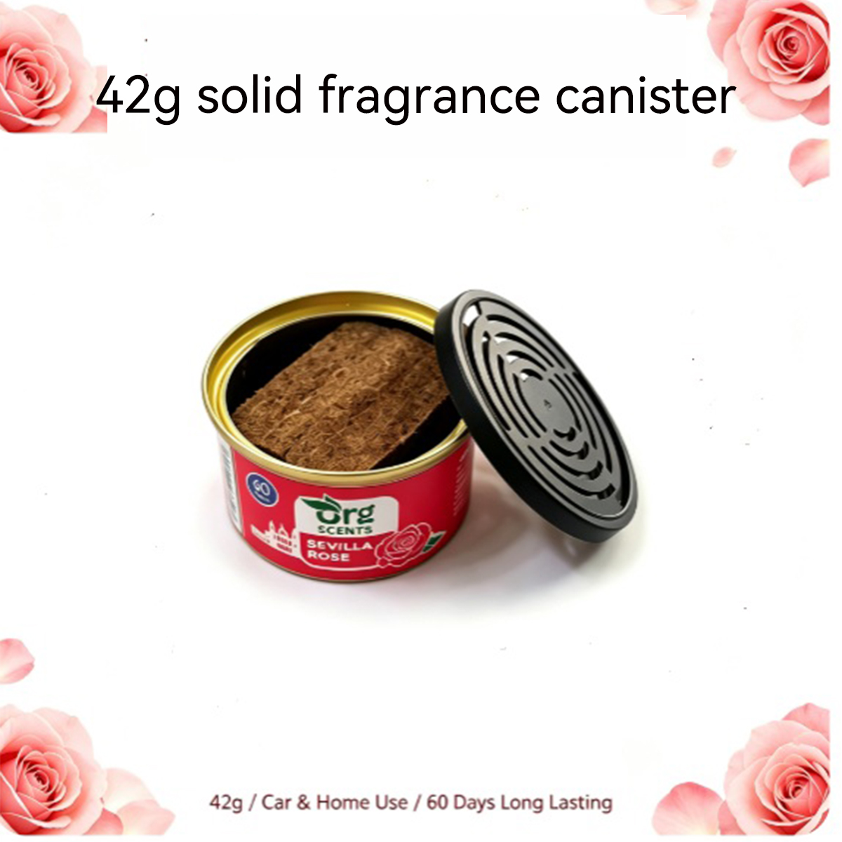 42g Car Air Freshener Solid Pe - Perfume Room Fragrance recension och pris