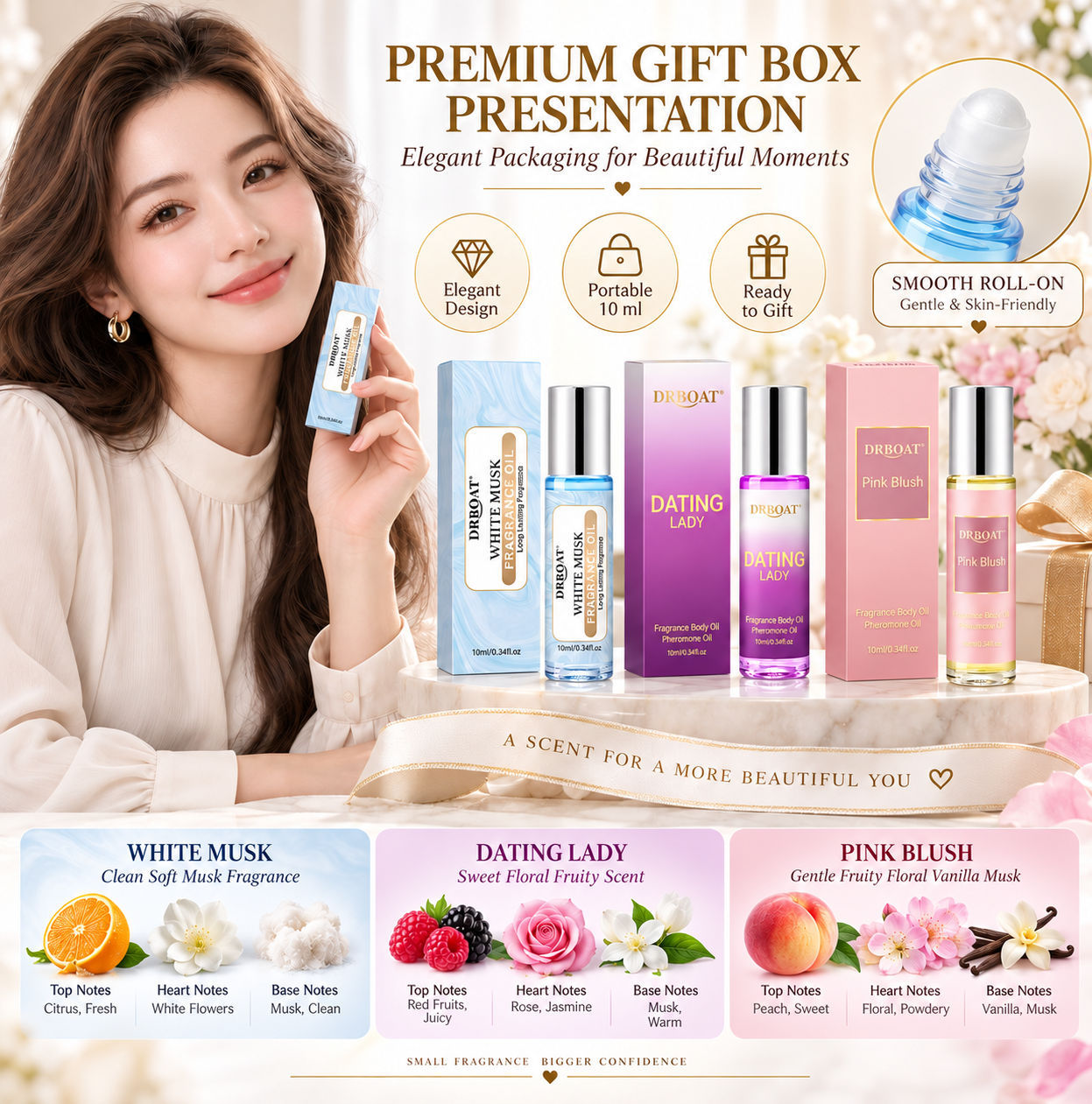 10ML Women Roll-On Oil Perfume - Fragrance-Oils Perfume recension och pris