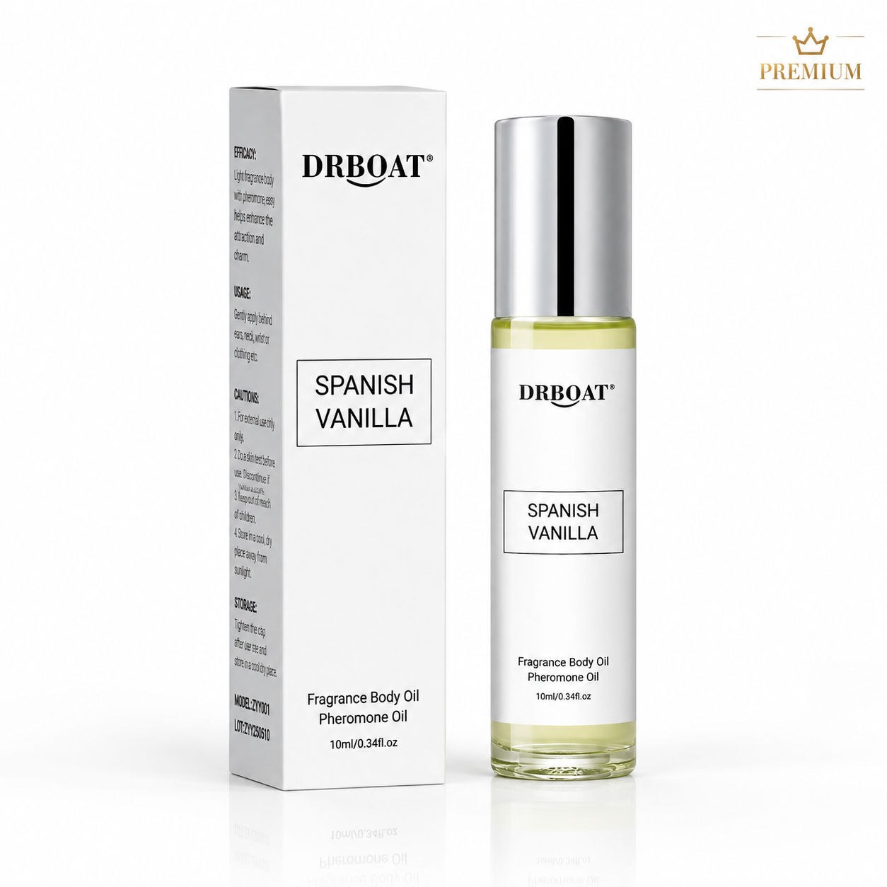 Men's Spanish Vanilla Roll-On  - Fragrance-Oils Perfume recension och pris