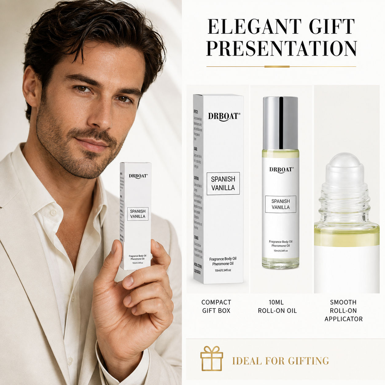 Men's Spanish Vanilla Roll-On  - Fragrance-Oils Perfume recension och pris