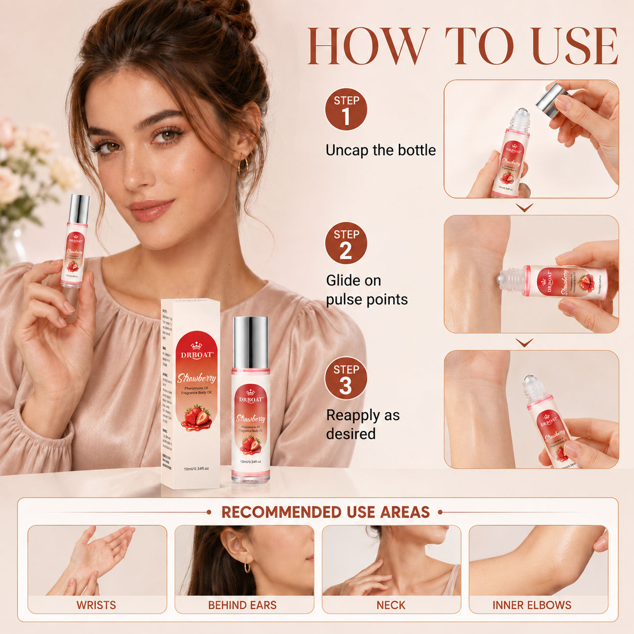 Strawberry Roll-On Perfume Oil - Fragrance-Oils Perfume recension och pris